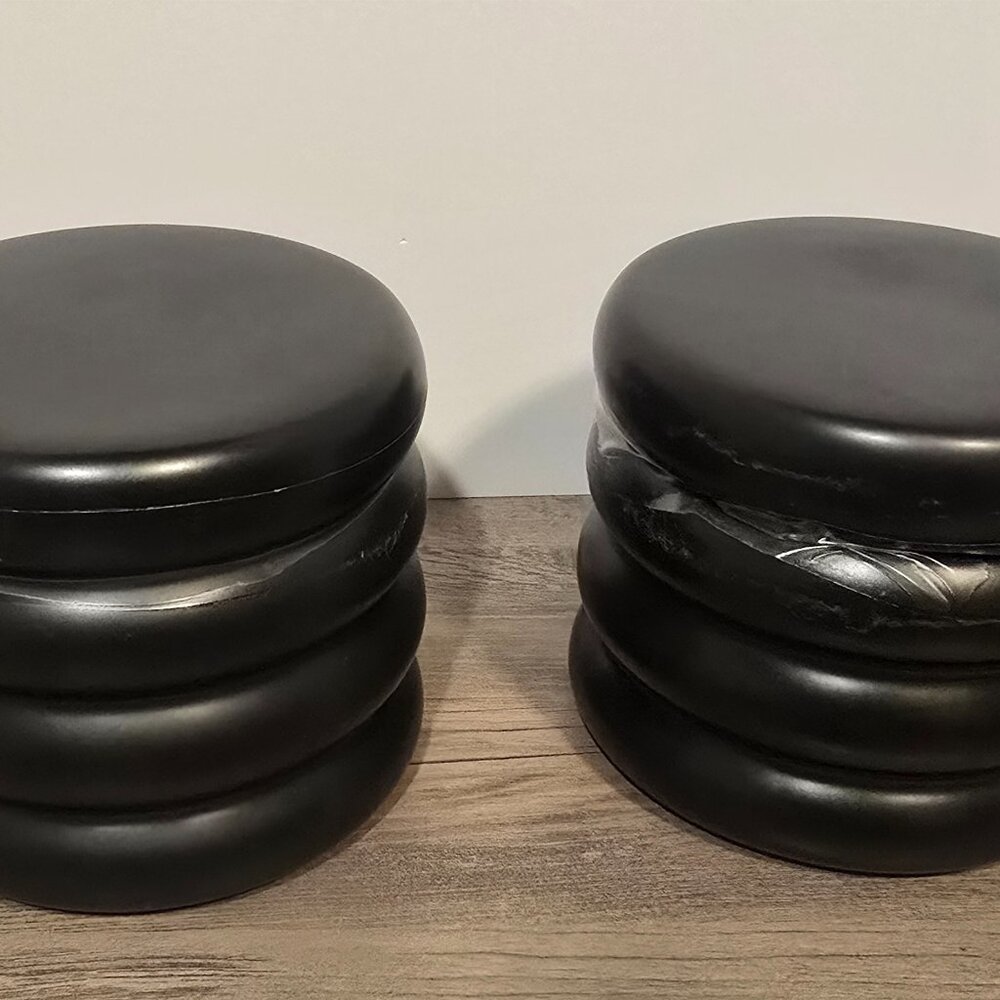 Bubble Lidded Box Black - Room Essentials